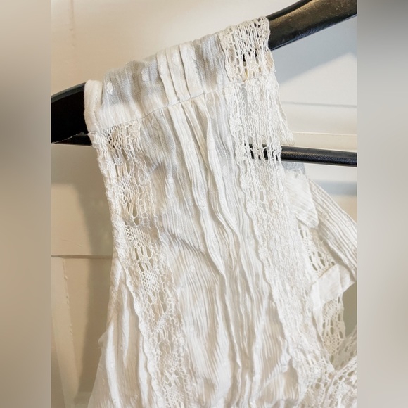 Dex cotton white blouse with polka dots - small - Picture 7 of 7